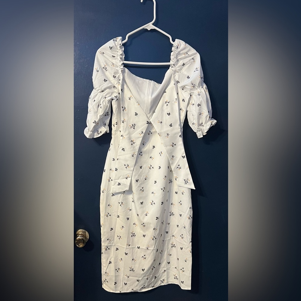White spring dress